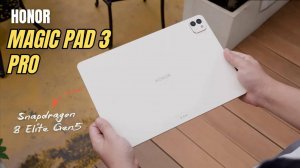 RUS Октябрь 2025 / Honor Magic Pad 3 Pro Review – Snapdragon 8 Elite Gen 5 Power BEAST Tablet!