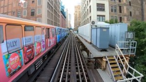 🇺🇸 Чикаго, США - Поездка по фиолетовой линии метро / 2025