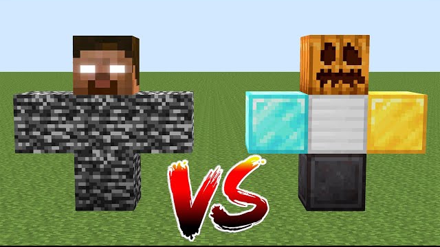 БЕДРОК ХЕРОБРИН против разных големов в Майнкрафте смотреть онлайн