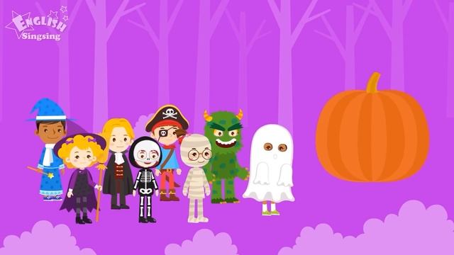 Halloween vocabulary. Halloween words for kids смотреть онлайн