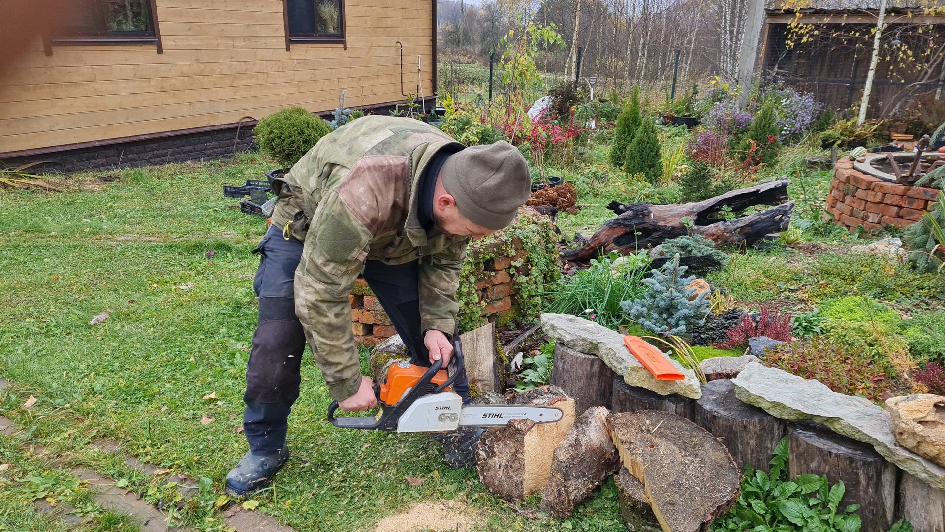 Утренние передряги,начало реставрации веранды и полезные деревяшки смотреть онлайн