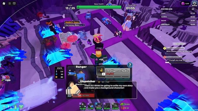 2 часть смертельной битвы с завоевателями пустоты в Tower Defence simulator!