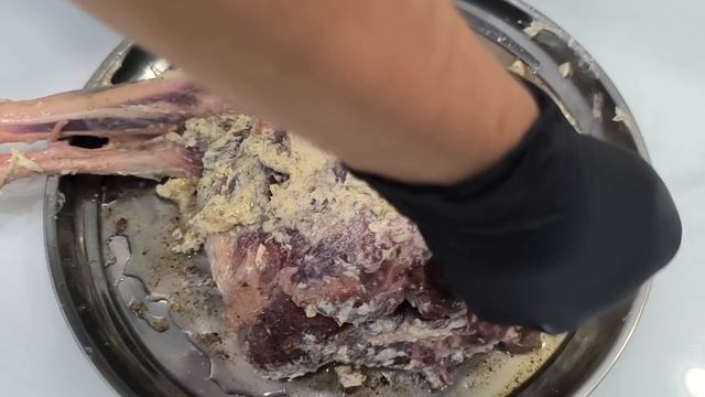 Баранья нога/запечённая в духовке