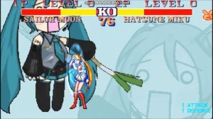 Miku Hatsune VS Sailor Moon Episode002 (Mugen) (Fan Game)