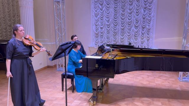 С.Франк Соната для скрипки и фортепиано часть 2 смотреть онлайн