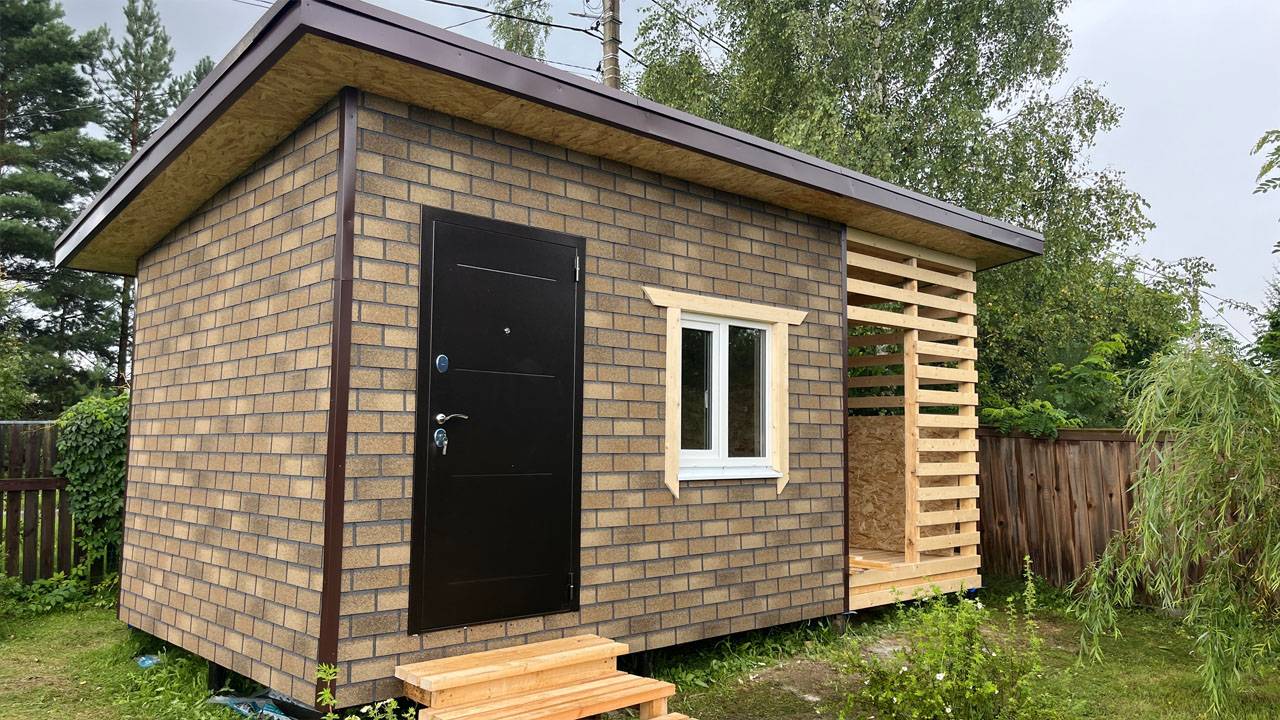 Бытовка 3х6 своими руками. НЕДОРОГО! смотреть онлайн