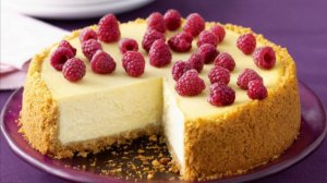 Чизкейк творожный с печеньем