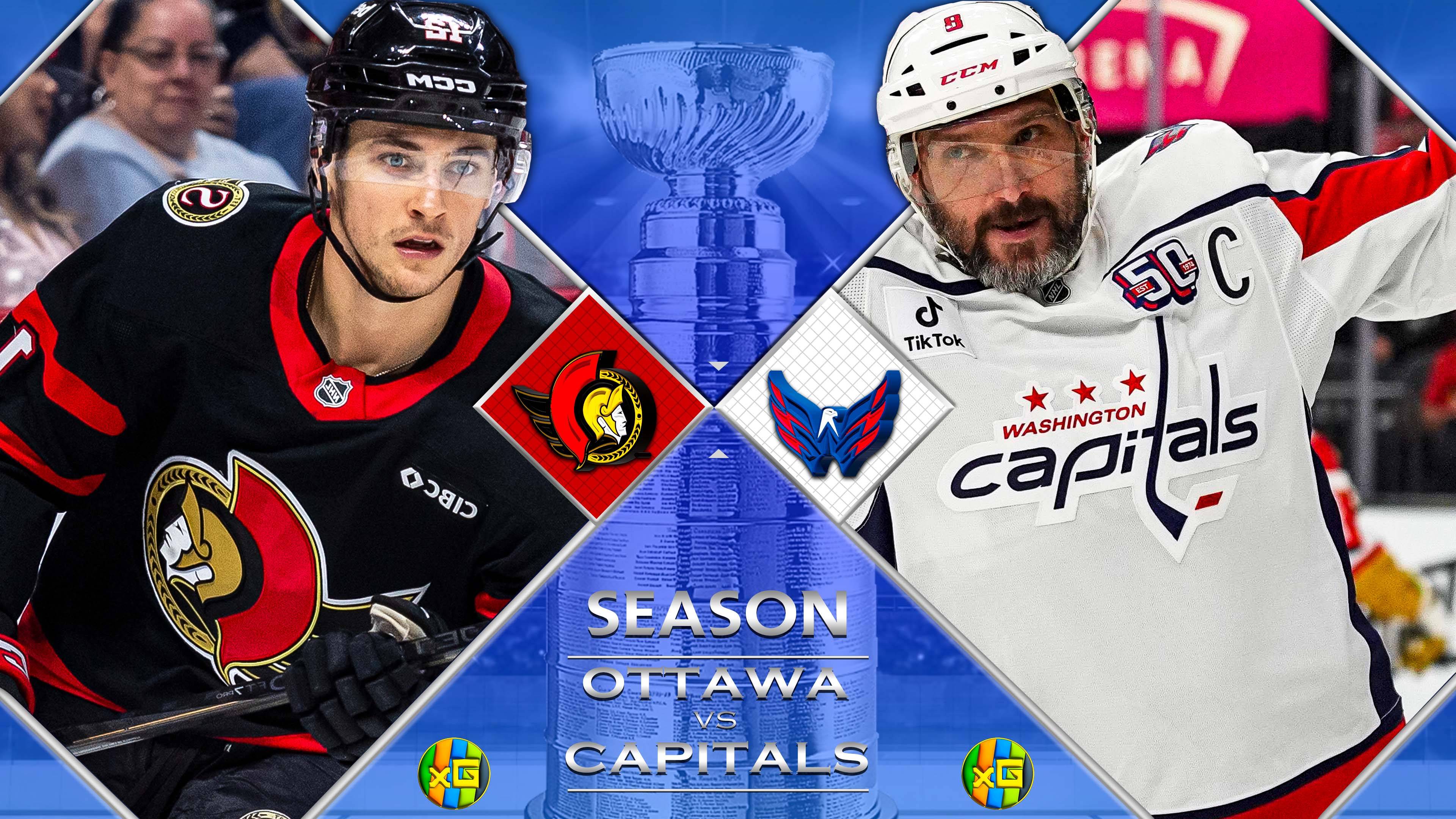 Вашингтон - Оттава | 26.10.2025 | Хоккей | НХЛ | Прямая трансляция | xG смотреть онлайн