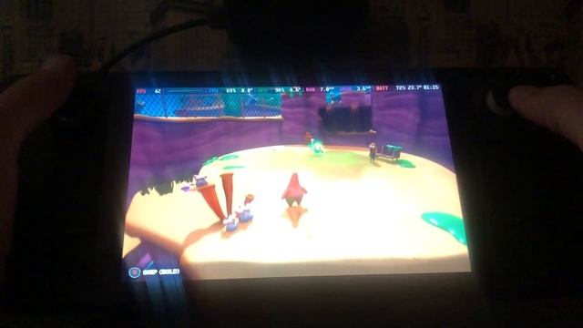 SpongeBob SquarePants Titans Of The Tide геймплей на Steam Deck LCD