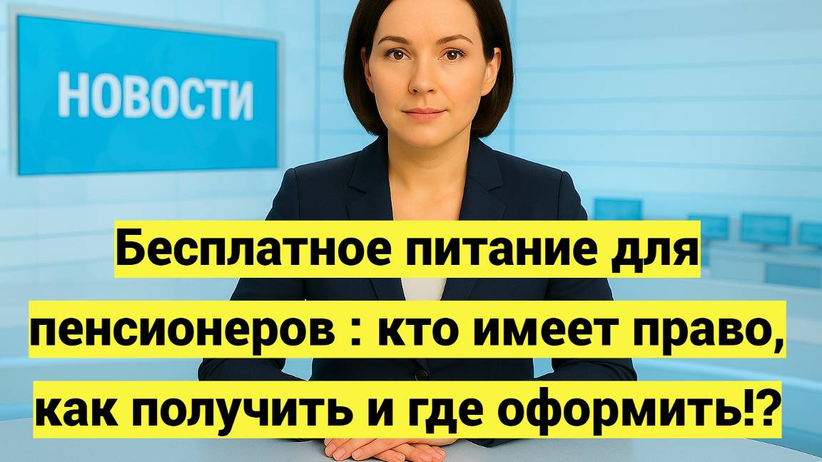 Бесплатное питание для пенсионеров: кто имеет право, как получить и где оформить смотреть онлайн