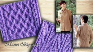 Два плотных узора к жакету из японского журнала