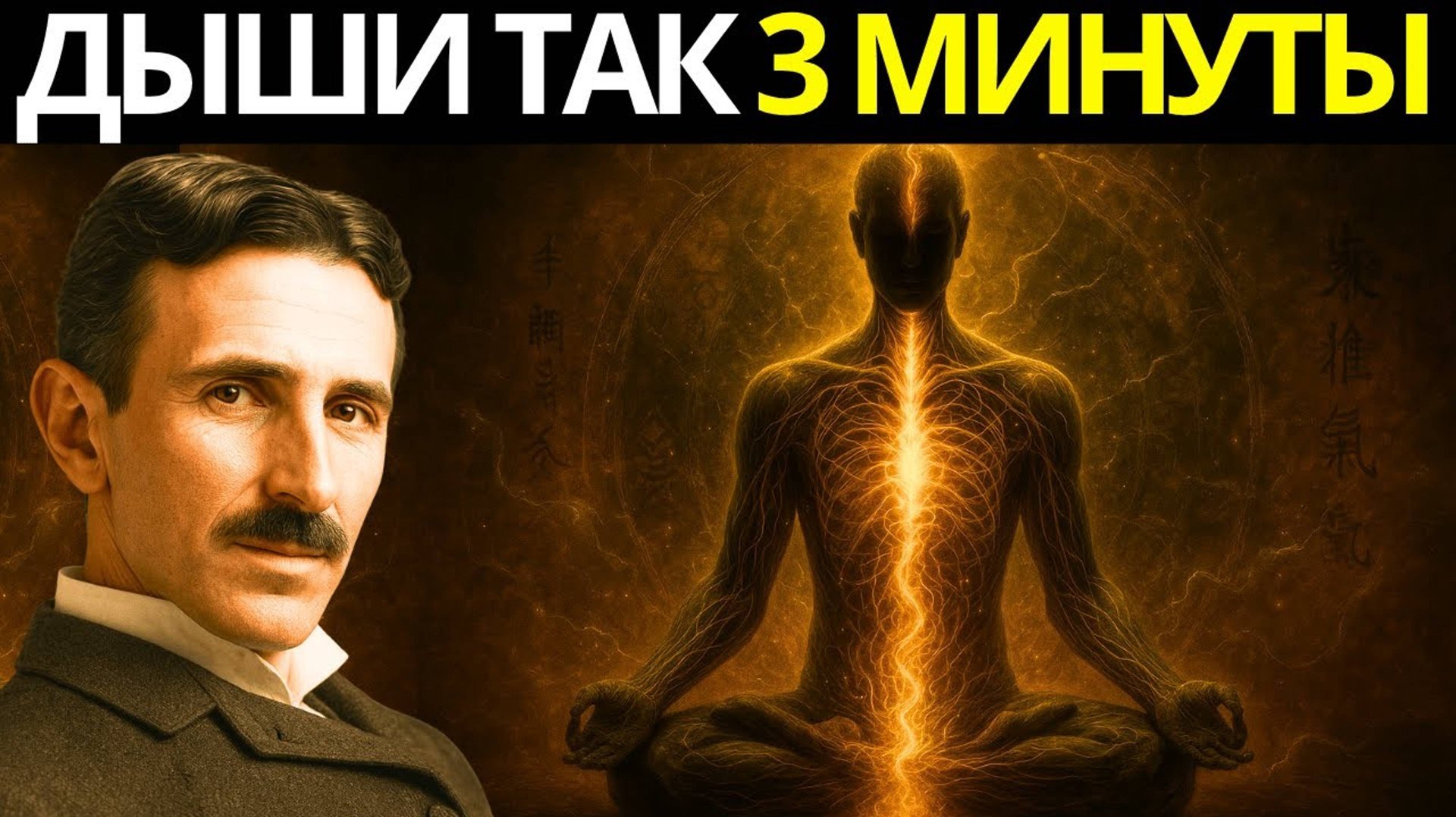 Дыши так 3 минуты - и ты поймёшь почему нейробиологи боятся - Никола Тесла