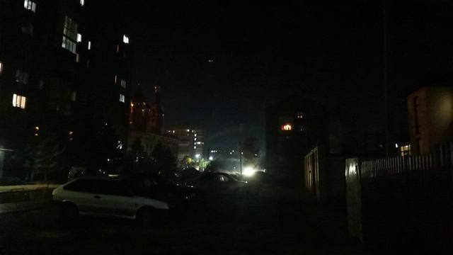 200 лет Сальску и собор ночь, улица Дзержинского