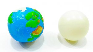 ЛЕПИМ ЗЕМЛЮ на ТЕННИСНОМ ШАРИКЕ