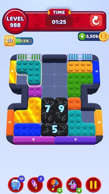 Color Block Jam 988 Уровень смотреть онлайн