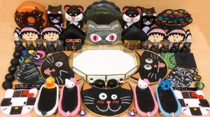 ЧЁРНЫЙ СЛАЙМ💖 Слайм АСМР 💖 Распаковка слаймов 💖 Микс крутых слаймов 💖