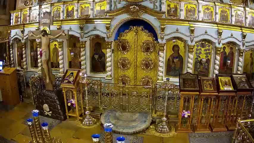 Молебен с акафистом Успению Божией Матери смотреть онлайн