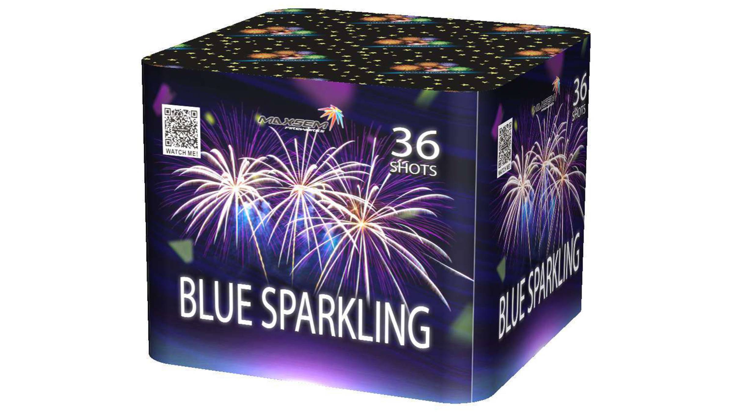 SB-36-03 Салют "BLUE SPARKLING" (1,2" х 36 залпов) "Maxsem" смотреть онлайн