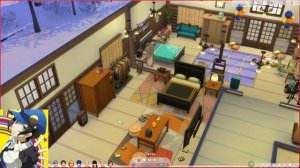 Обзор общежития для персонажей Персоны 4 в Симс 4