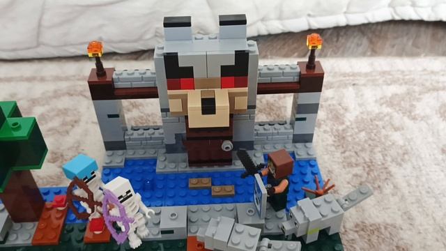 лего майнкрафт база волков  Lego Master Illarion