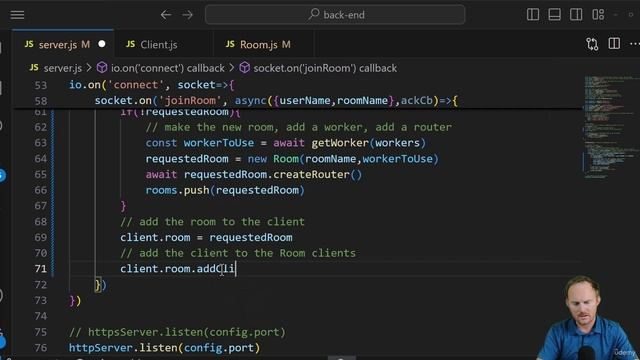 9. Finish joinRoom event (3) смотреть онлайн