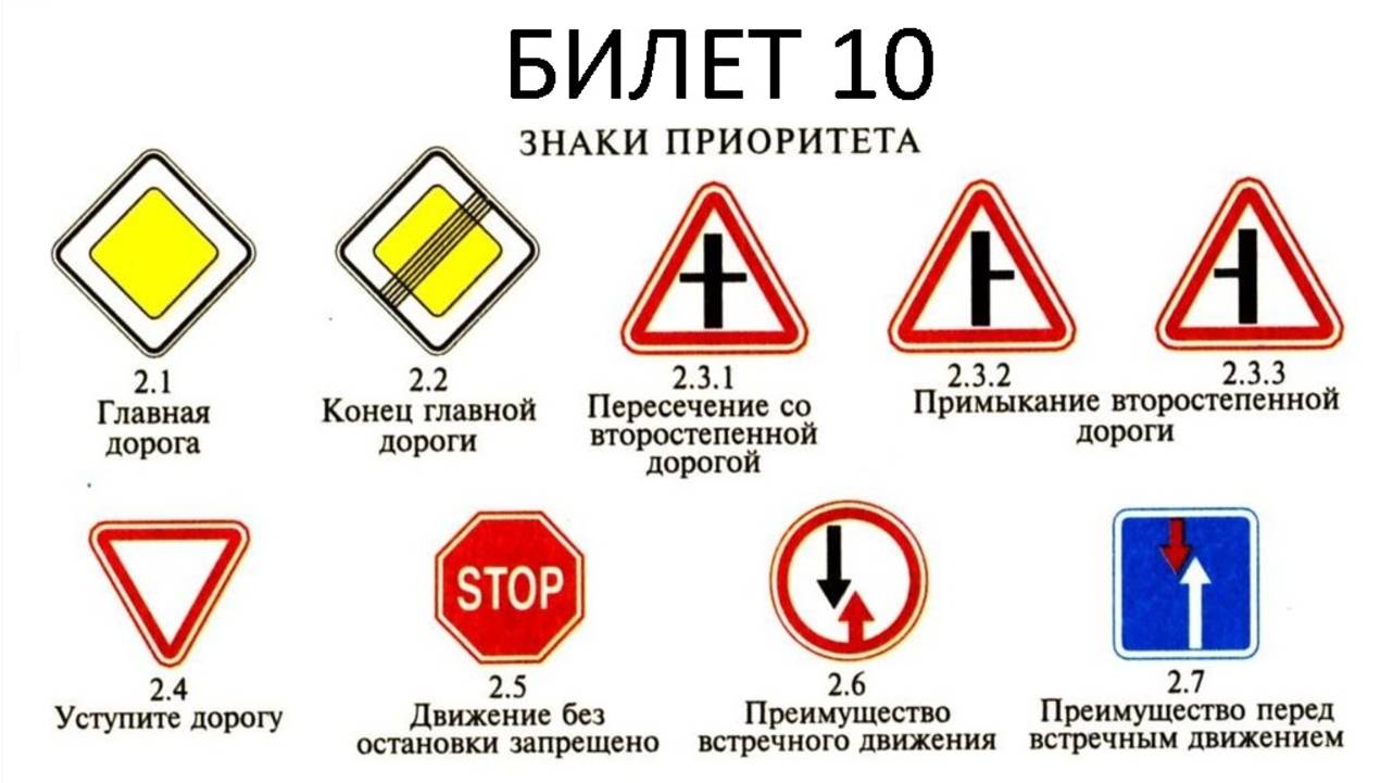 Билет  10 ПДД 2025 прохождение (телефон)