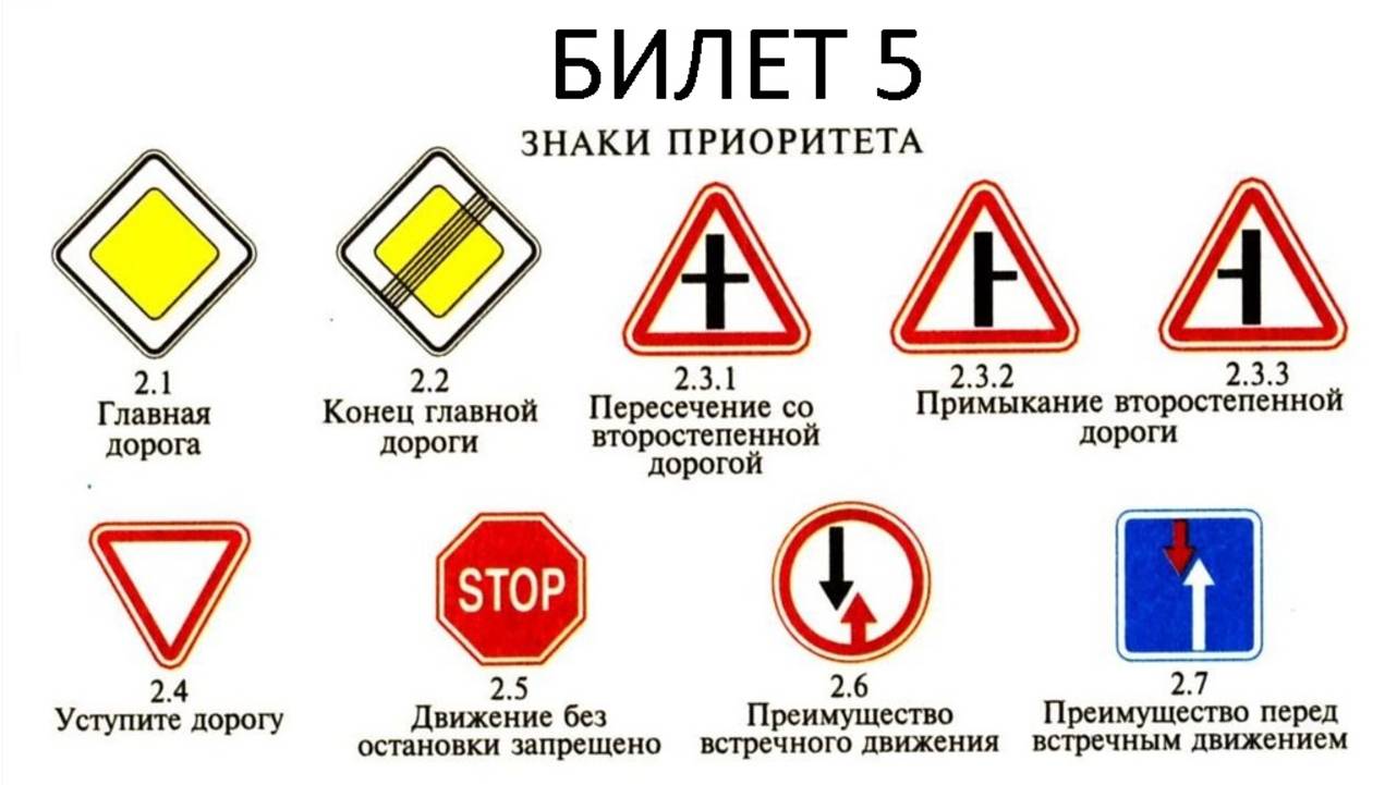 Билет  5 ПДД 2025 прохождение (телефон)