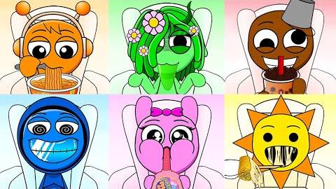 Incredibox Sprunki Emoji Food Mukbang _ MOMOSTUDIO