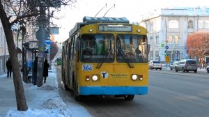 Троллейбус Екатеринбурга БТЗ-5276-01 №364 маршрут №3 на остановке Центральная гостиница