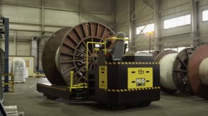 Электрический погрузчик барабанов 15 т