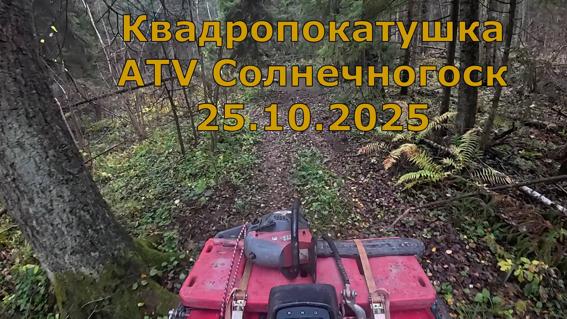 Покатушка 25.10.25 Титово - Раково - Пески с ATV Солнечногорск смотреть онлайн