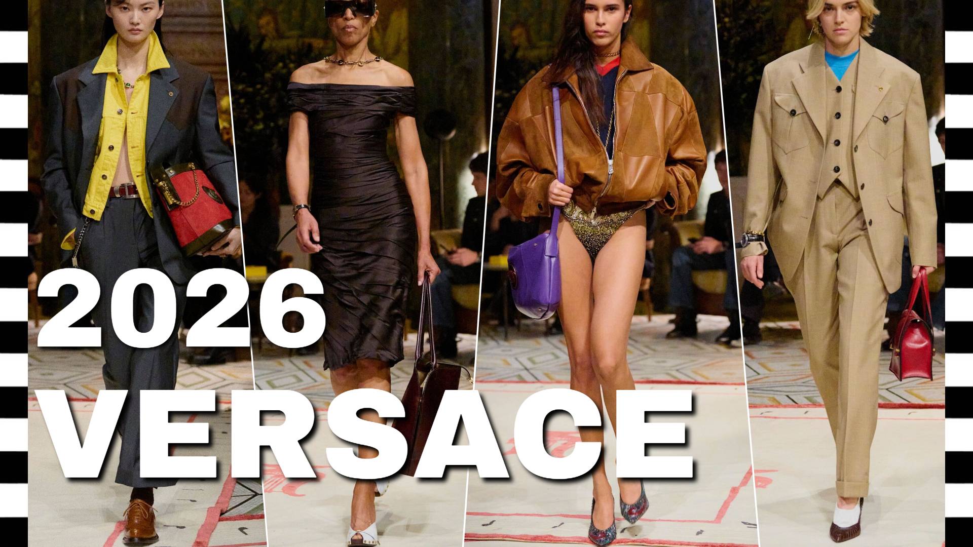 ✔️ VERSACE (Верса́че) коллекция весна-лето 2026 на Неделе моды в Милане смотреть онлайн