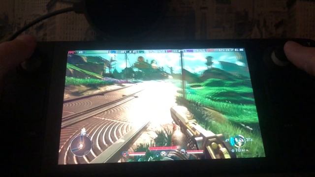 The Outer Worlds 2 геймпле на Steam Deck LCD