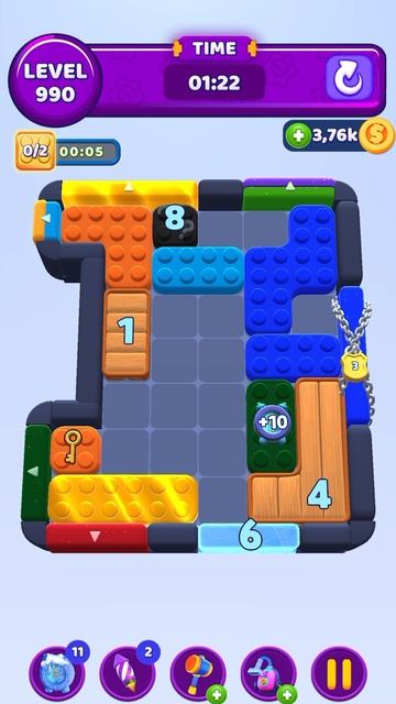 Color Block Jam 990 Уровень смотреть онлайн