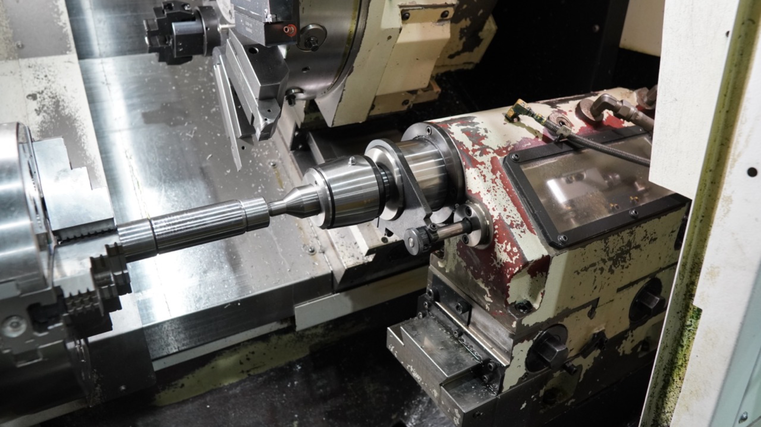 Предварительная наладка задней бабки. смотреть онлайн