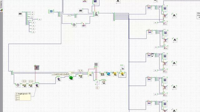2D отображение информации с датчика MPU6050 смотреть онлайн