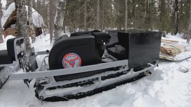 ЕМУ ПОД СИЛУ ЛЮБОЙ ГРУЗ И СНЕГ. МОТОТОЛКАЧ УРАГАН Сибирь. смотреть онлайн