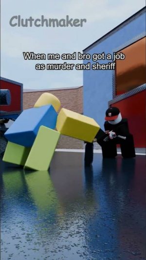 Me and bro in mm2 #shorts #short #roblox #funny #robloxmemes