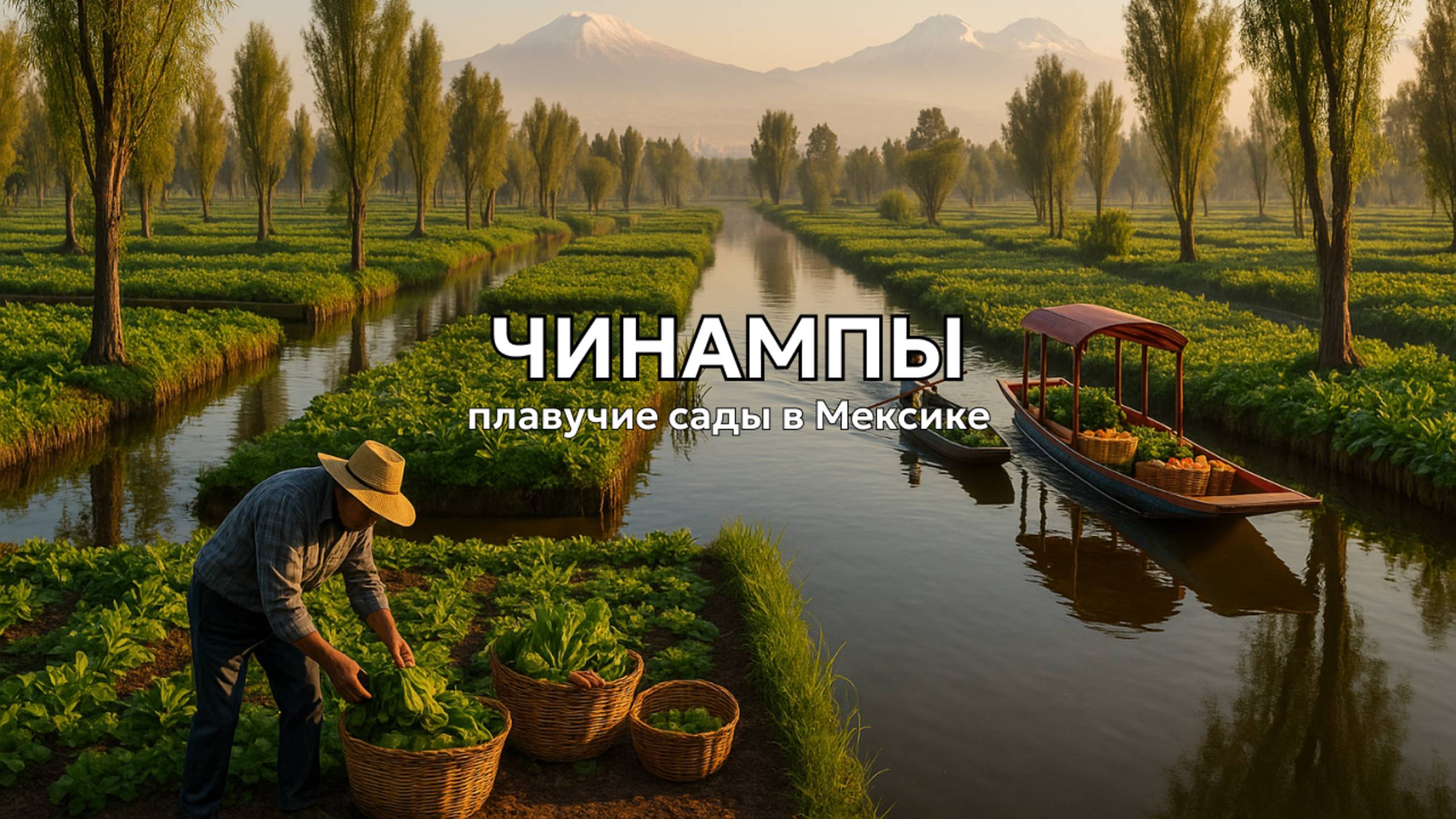 Сады Чинампы в Мексике: самое продуктивное сельское хозяйство в истории смотреть онлайн