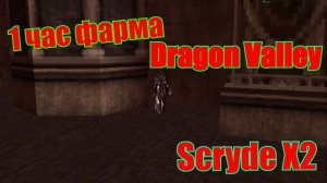 Scryde X2 Место для фарма 1 час фарма Dragon Valley Скрайд х2