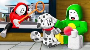 История Майки и ХРАБРОГО ПСА! Анимация Роблокс