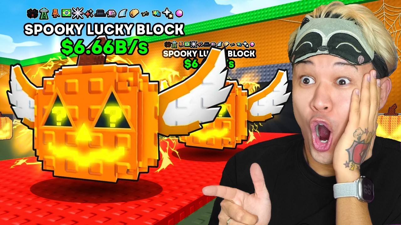 Я открыл 1000 Spooky Лаки БЛОКОВ И ВЫБИЛ... СЕКРЕТНЫЙ ХЭЛЛОУИН БРЕЙНРОТ 0.5% в Steal a Brainrot! смотреть онлайн