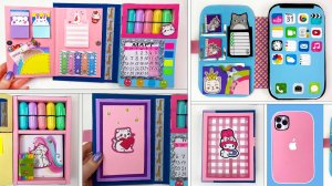 Сделай сам милый планер для канцелярии из картона и цветной бумаги