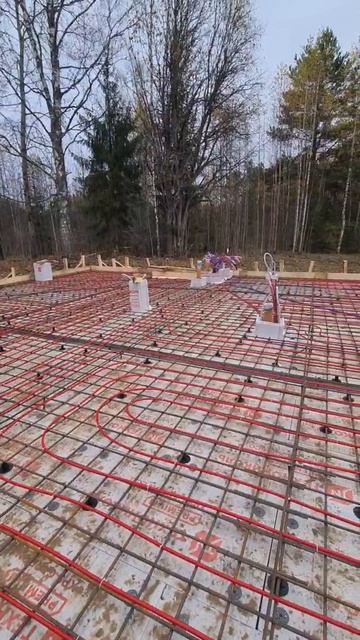 Перед заливкой плиты, проверка работ