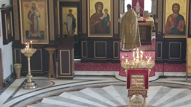 27.10.2025 Божественная Литургия. Понедельник. Седмица 21-я по Пятидесятнице. смотреть онлайн