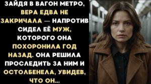 ИСТОРИЯ ИЗ ЖИЗНИ/Женщина увидела своего мужа в вагоне метро, которого похоронила год назад