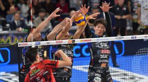 Волейбол. Перуджа — Любе Чивитанова. Чемпионат Италии 2025-2026. Тур 2