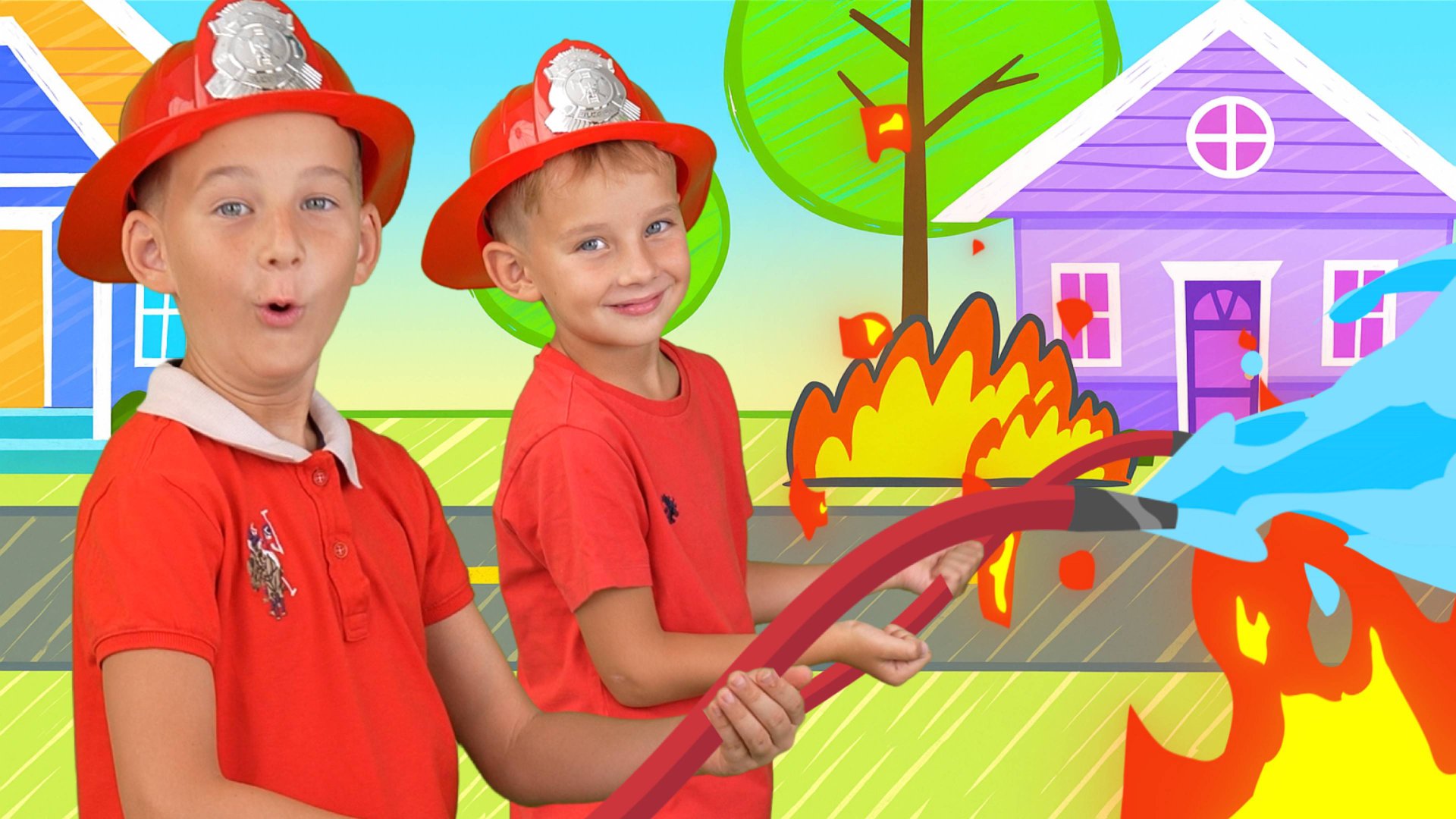 Песенка про пожарного и другие | Firefighters Song смотреть онлайн