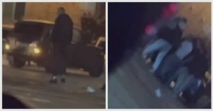 В Краснодарском крае водитель «Нивы» наехал на толпу во время разборки