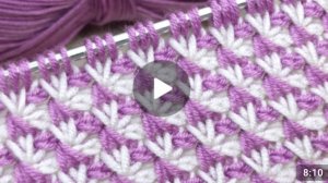 Узор крючком в тунисской технике вязания 🙂 #тунисскоевязание #всевжизнисвязано #вязаниекрючком